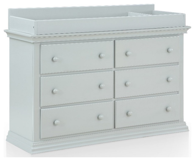 Suite Bebe Hardwood Universal 6 Drawer Fully Assembled Double Dresser ... regarding Is the Suite Bebe Universal Dresser Right for You? A Detailed Evaluation