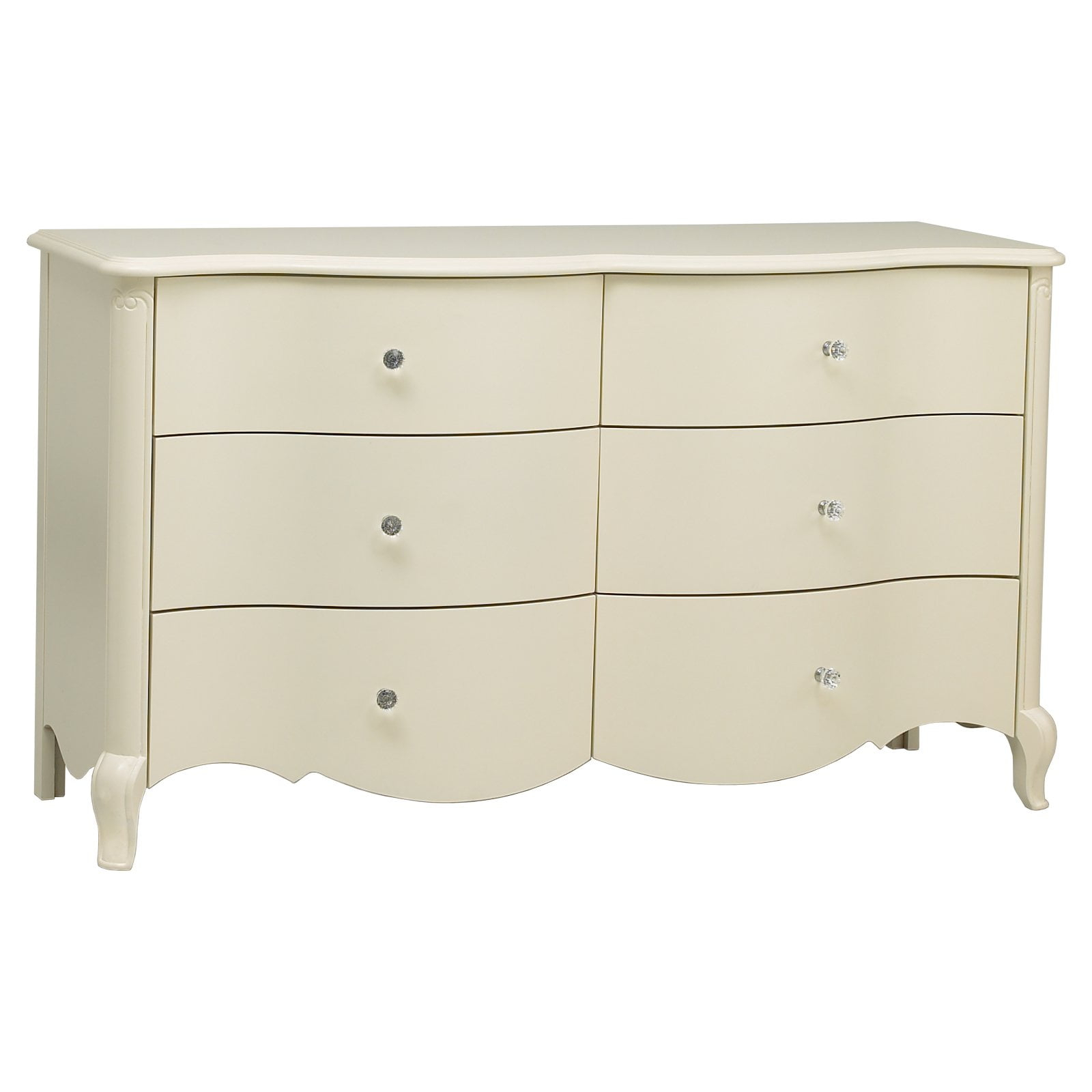 Suite Bebe Julia 6 Drawer Dresser - White Linen - Walmart.com inside