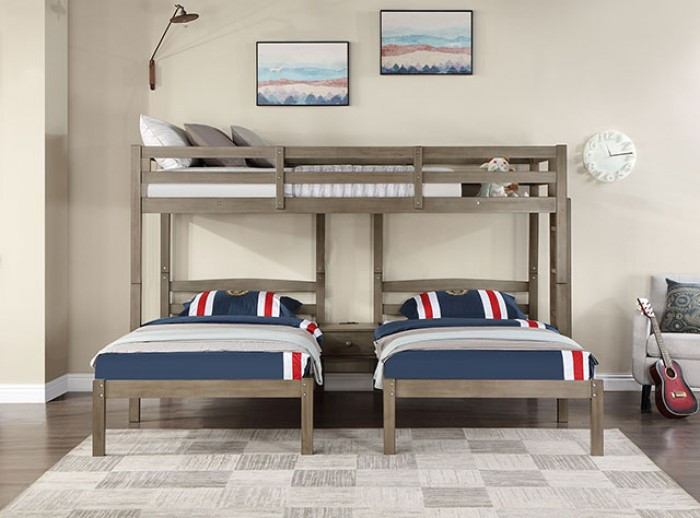 The Rise Of Triple Bunk Beds: Are They Right For You? - Justbunkbeds within Creating a Comfortable and Practical Bedroom Environment Using Roseto WEIF64183 Bunk Beds