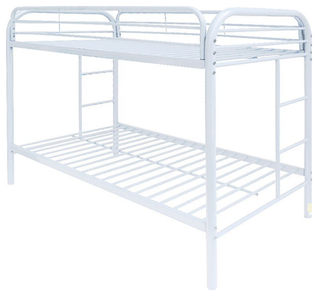Thomas Twin/Twin Bunk Bed, White - Contemporary - Bunk Beds - By Acme ... with