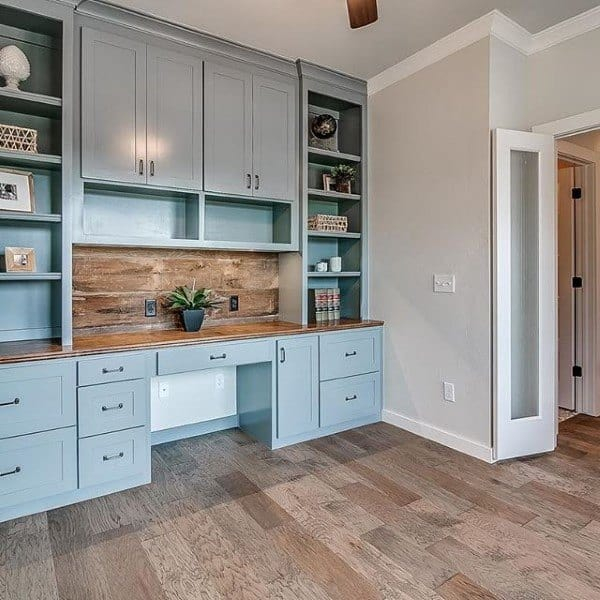 Top 50 Best Built In Desk Ideas - Cool Work Space Designs with