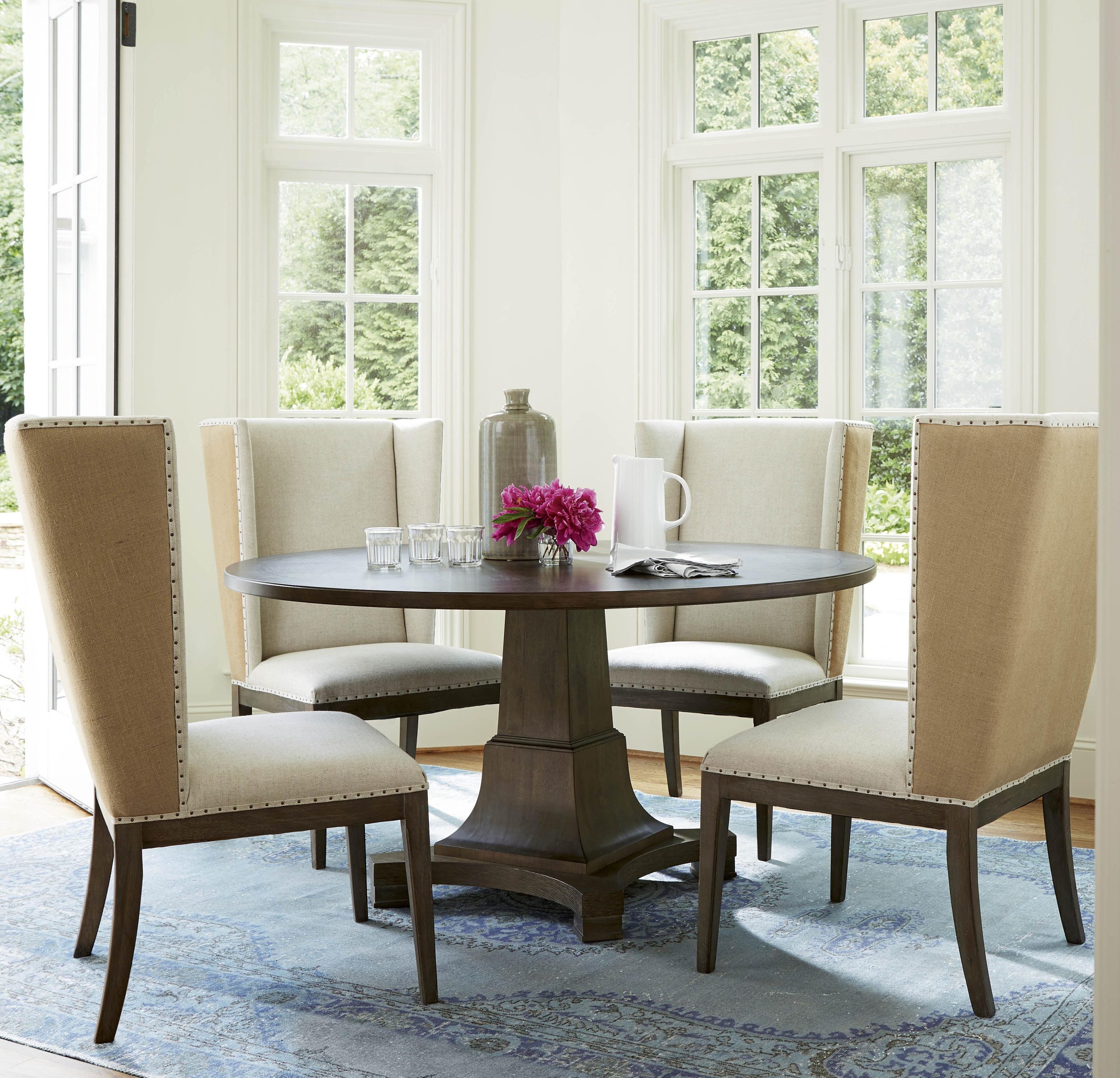 Universal Playlist 5 Piece Dining Set With Host Side Chairs | Baer's ... pertaining to Choosing the Right 5-Piece Dining Set A Comprehensive Guide