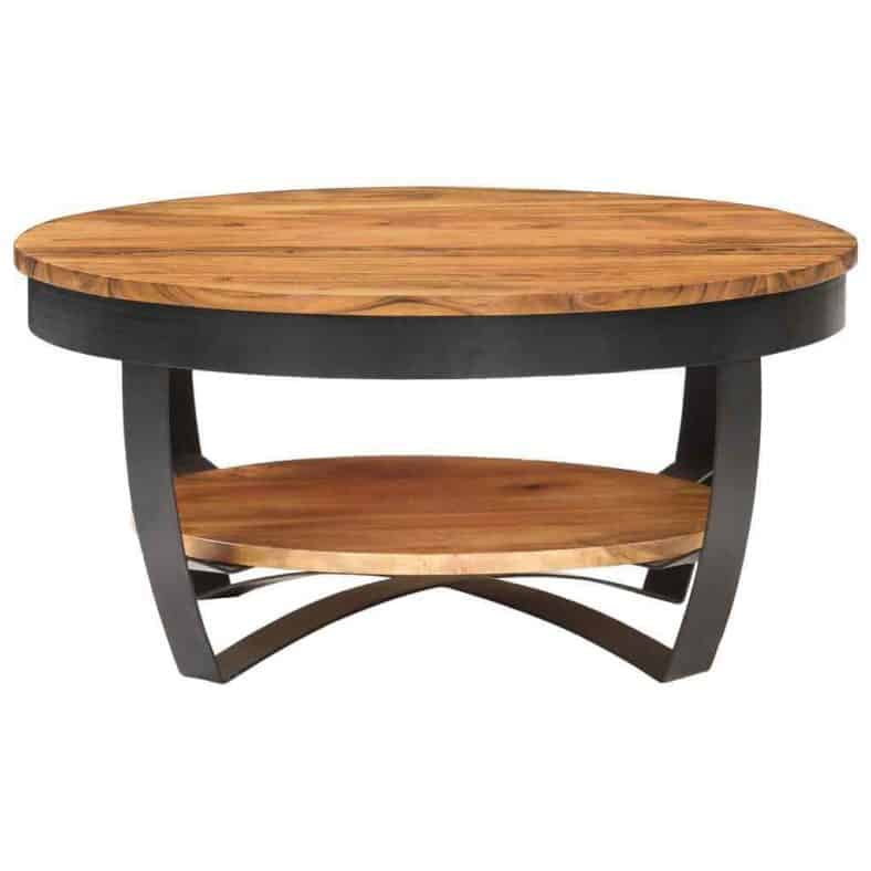 Vidaxl Minimalist Round Coffee Table - Affordable Modern Design ... inside Beyond the Basics Exploring Design Styles for Your Vidaxl Dining Table