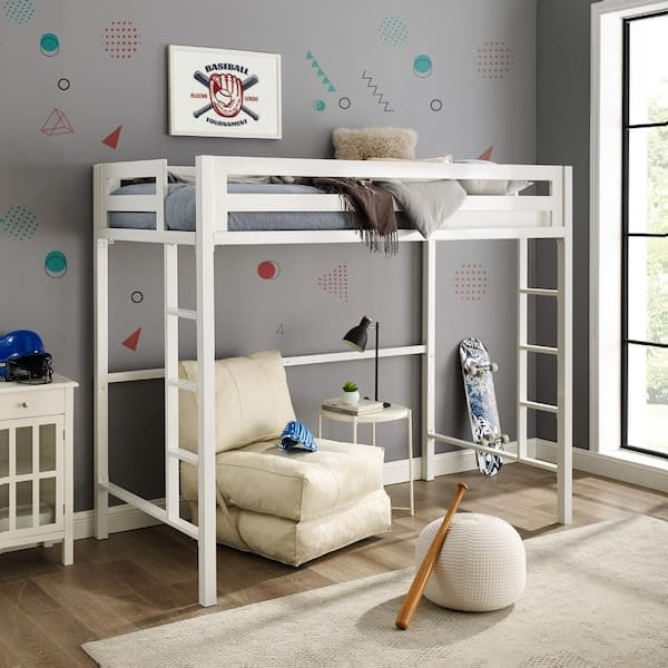 Walker Edison Furniture Company Transitional Premium Deluxe Twin Metal ... in