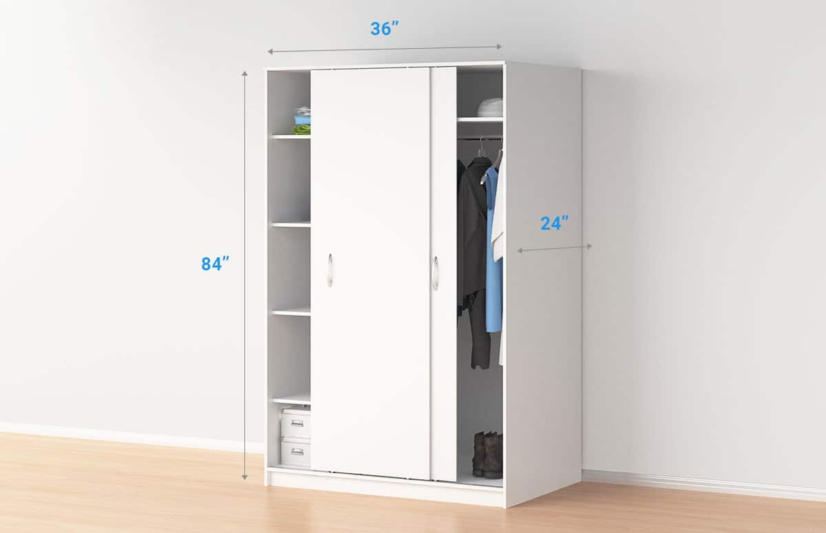Wardrobe Dimensions (Standard Types &Amp; Popular Sizes) - Designing Idea within