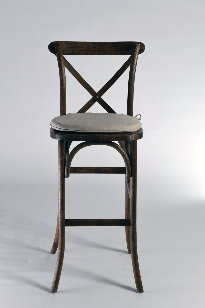 X-Back Barstool – Illusions Rentals in Unveiling the Craftsmanship Behind the Black Slat Back Barstool