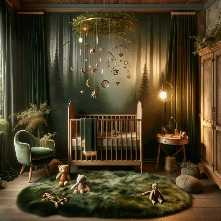 14 Cute Enchanted Forest Nursery Theme Ideas - Expert Home Keeper with regard to From Forest to Nursery The Journey of a Beech Solid Wood Wardrobe