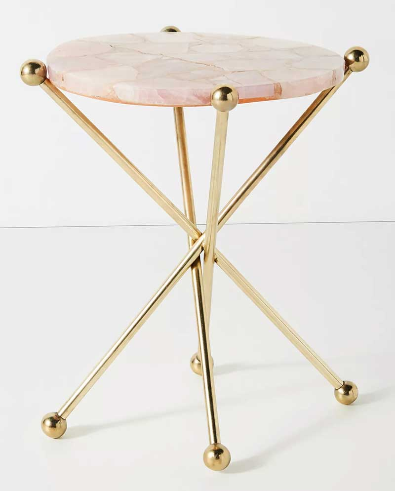 15 Gold Accent Tables That Are Affordable No Matter Your Living Room ... intended for