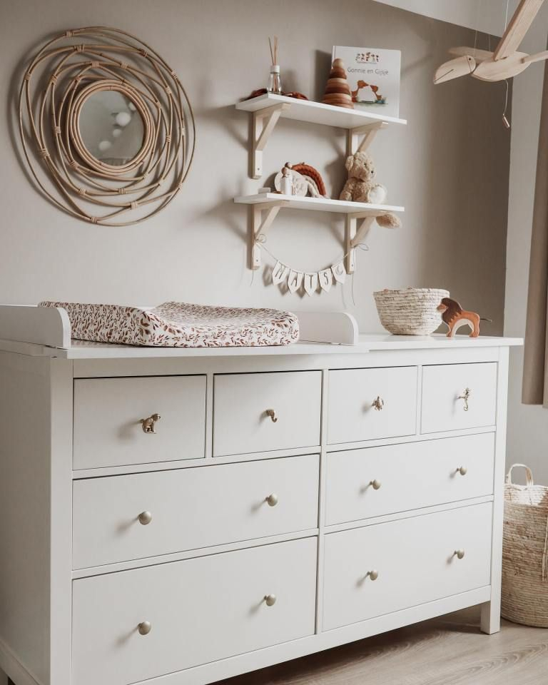 16 Nursery Ideas With Hemnes Dresser That You'll Love - A Dash Of Kam ... pertaining to