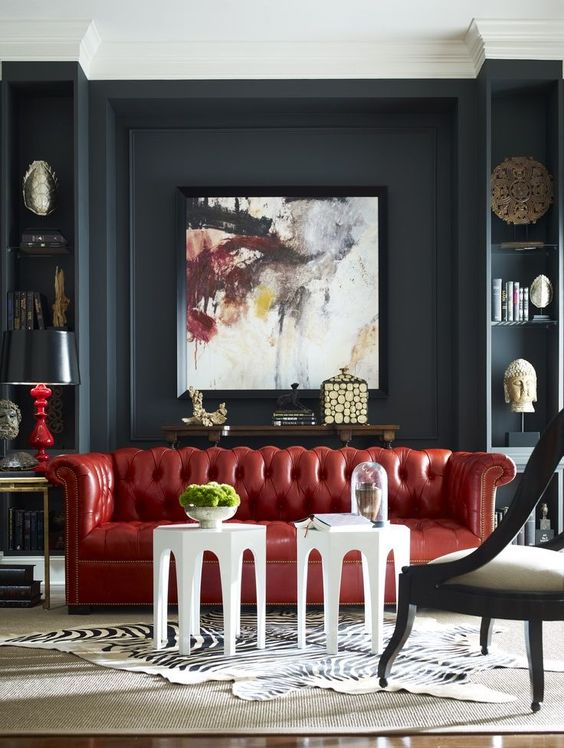25 Ways To Integrate A Chesterfield Sofa Into Your Interior - Digsdigs pertaining to