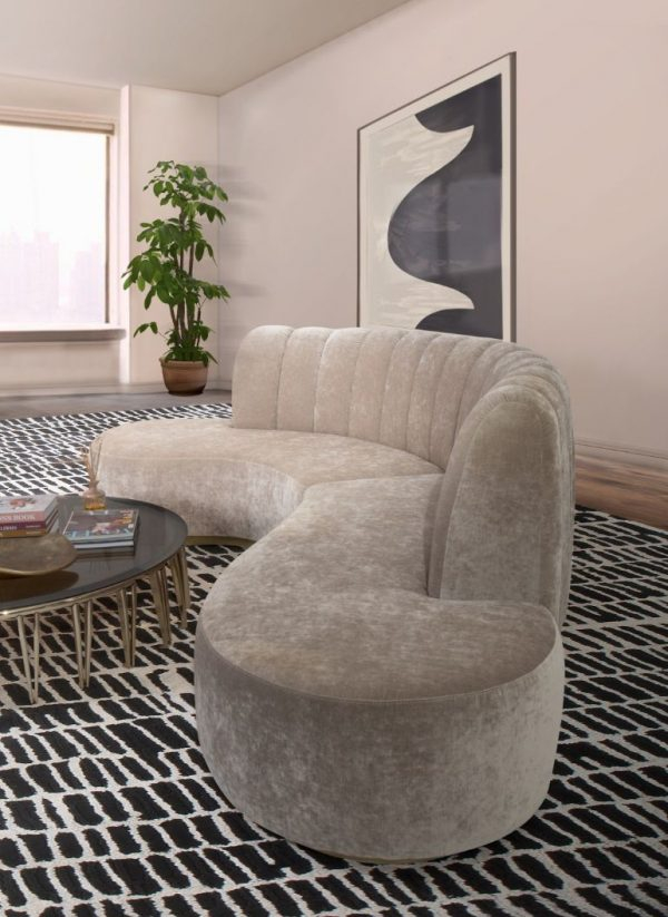 5 Curved Sofas That Will Change Your Living Room Decor with Curved Comfort Exploring the Ergonomics and Elegance of the Stevie Sofa Design