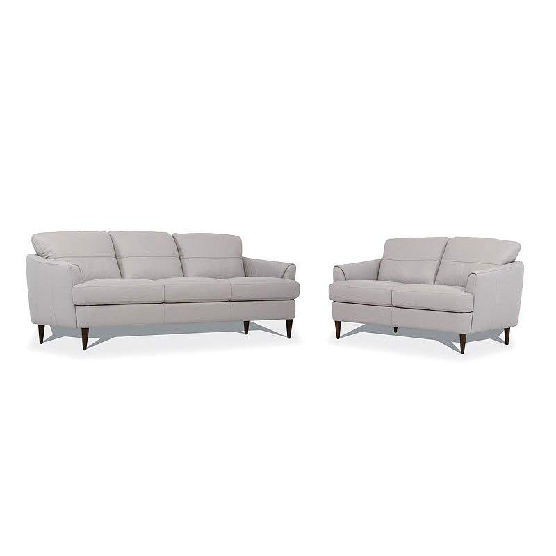 54575 Acme Furniture Helena - Pearl Gray Pearl Gray Sofa regarding