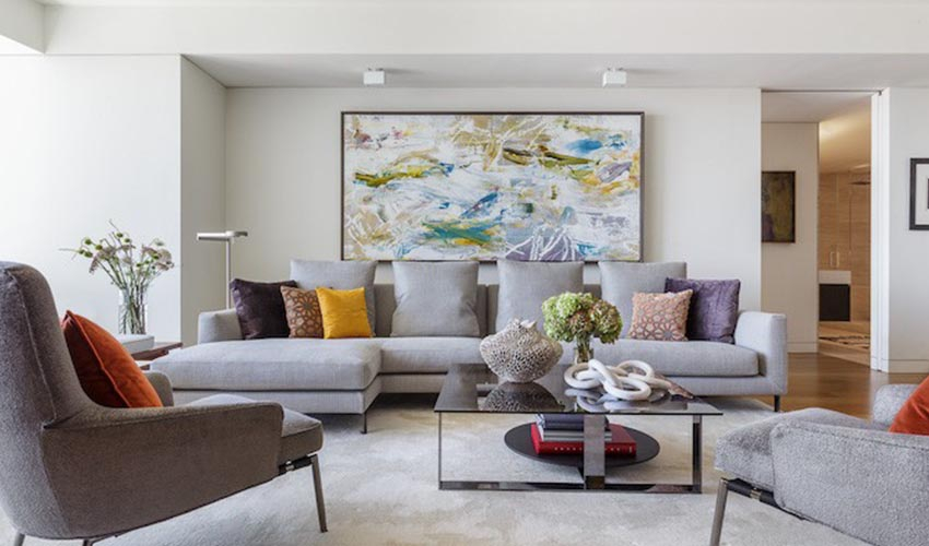 7 Ways To Spruce Up Your Living Room With A Grey Sofa within How a Gray Upholstered Sofa Can Transform Your Living Space
