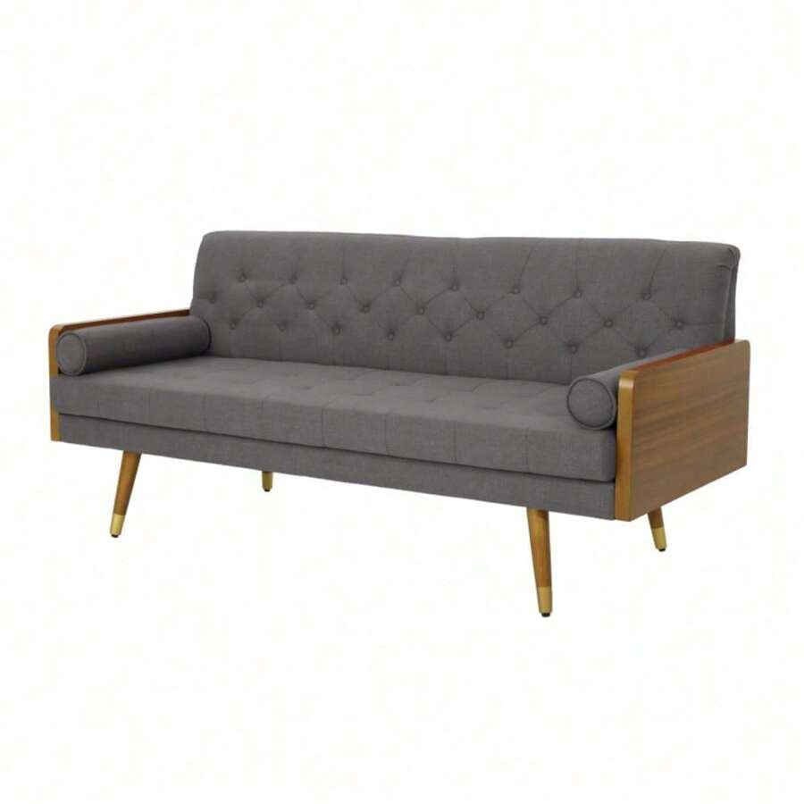 Aidan Mid Century Modern Tufted Fabric Sofa | Shein Usa in