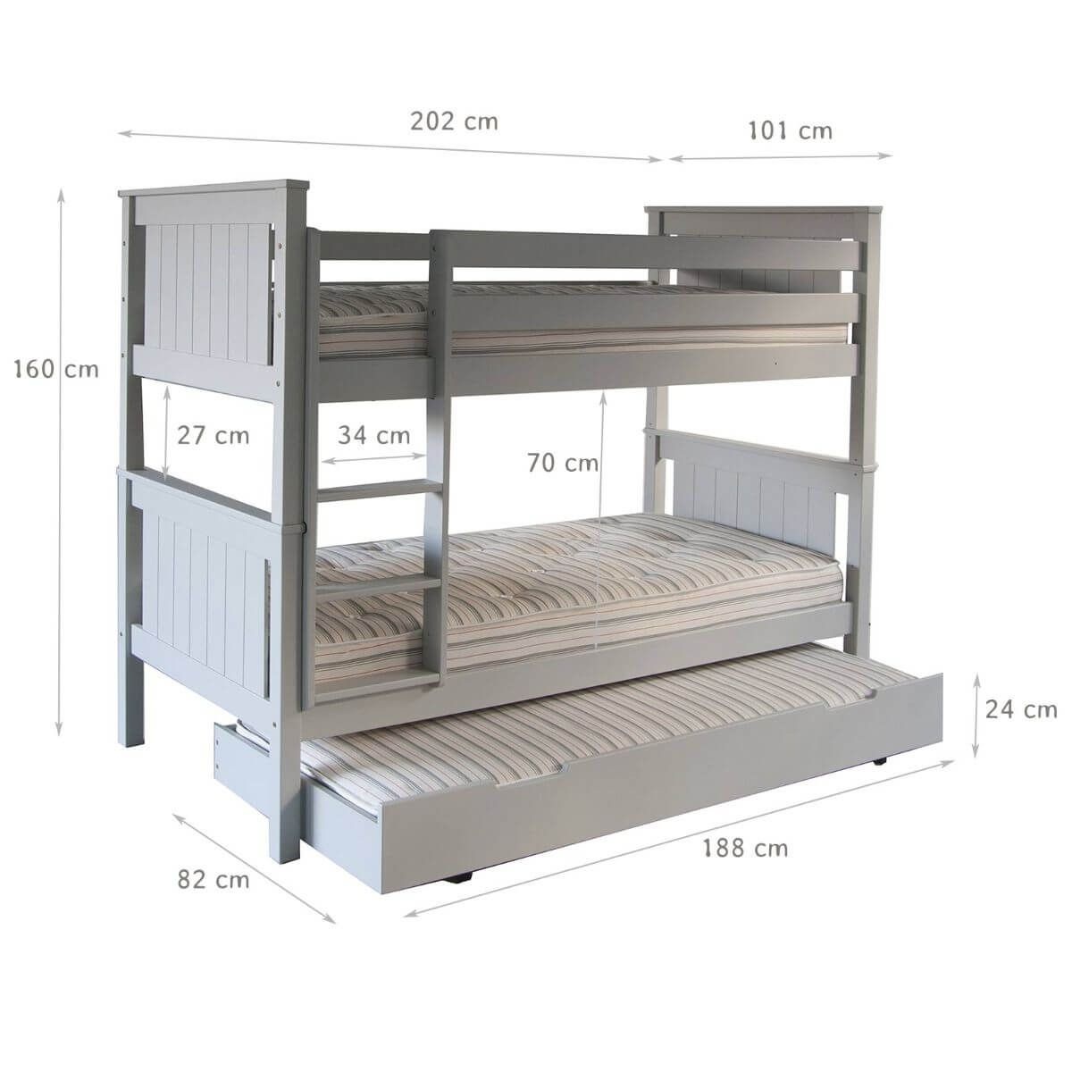 Amazing Bunk Bed Designs With Dimension - Engineering Discoveries Diy ... regarding Understanding the Engineering Behind Secure Bunk Bed Designs