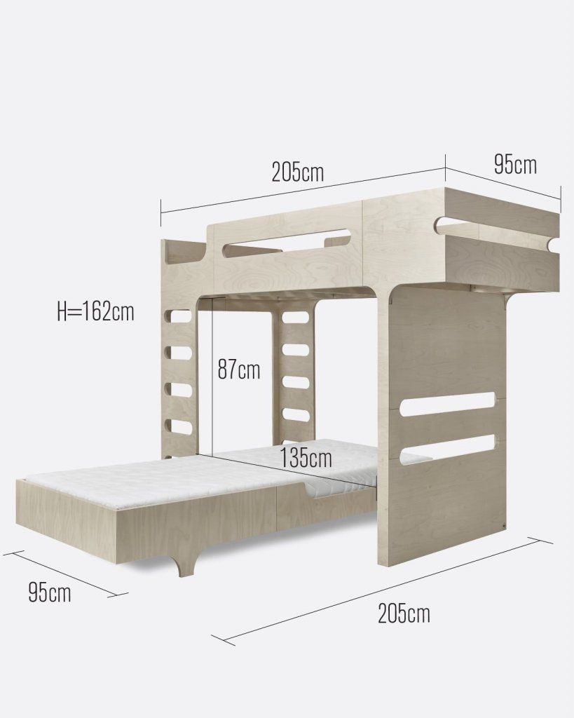 Amazing Bunk Bed Designs With Dimension - Engineering Discoveries ... for