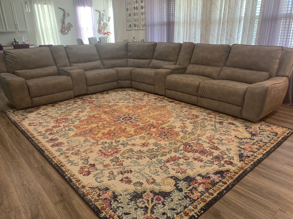 Beckett 3 Pc Leather Sectional Sofa With Chaise 2 Power Recliners ... in Understanding the Construction of the Muirfield 3-Piece Sectional