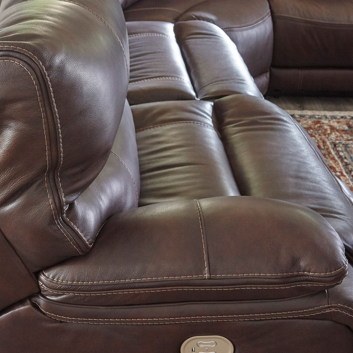 Benchcraft Muirfield Power Reclining 3 Pc. Sectional With Console On ... regarding Understanding the Construction of the Muirfield 3-Piece Sectional