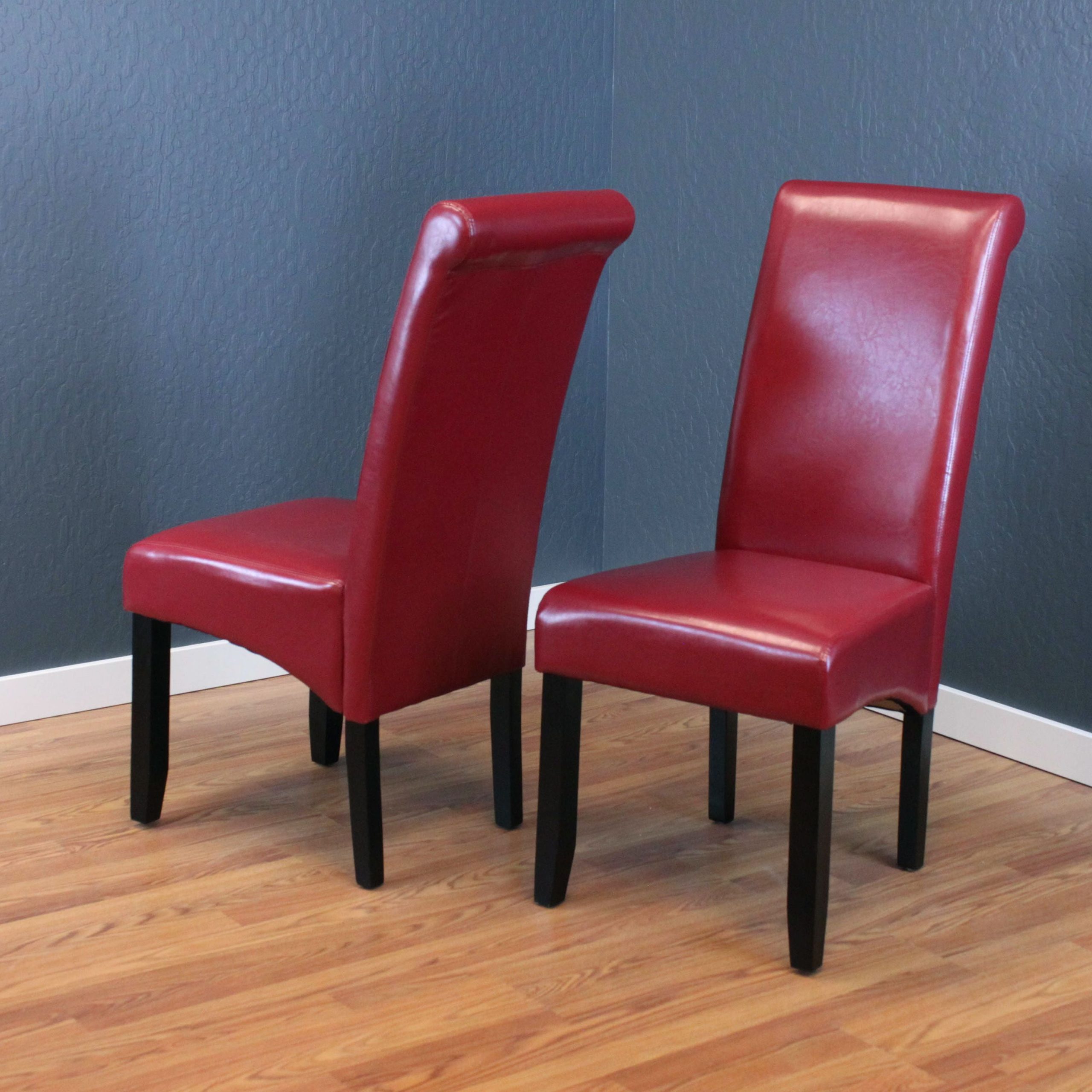 Black Faux Leather Dining Chairs Set Of 4 ~ Enjowarm Dining Chairs Set ... in