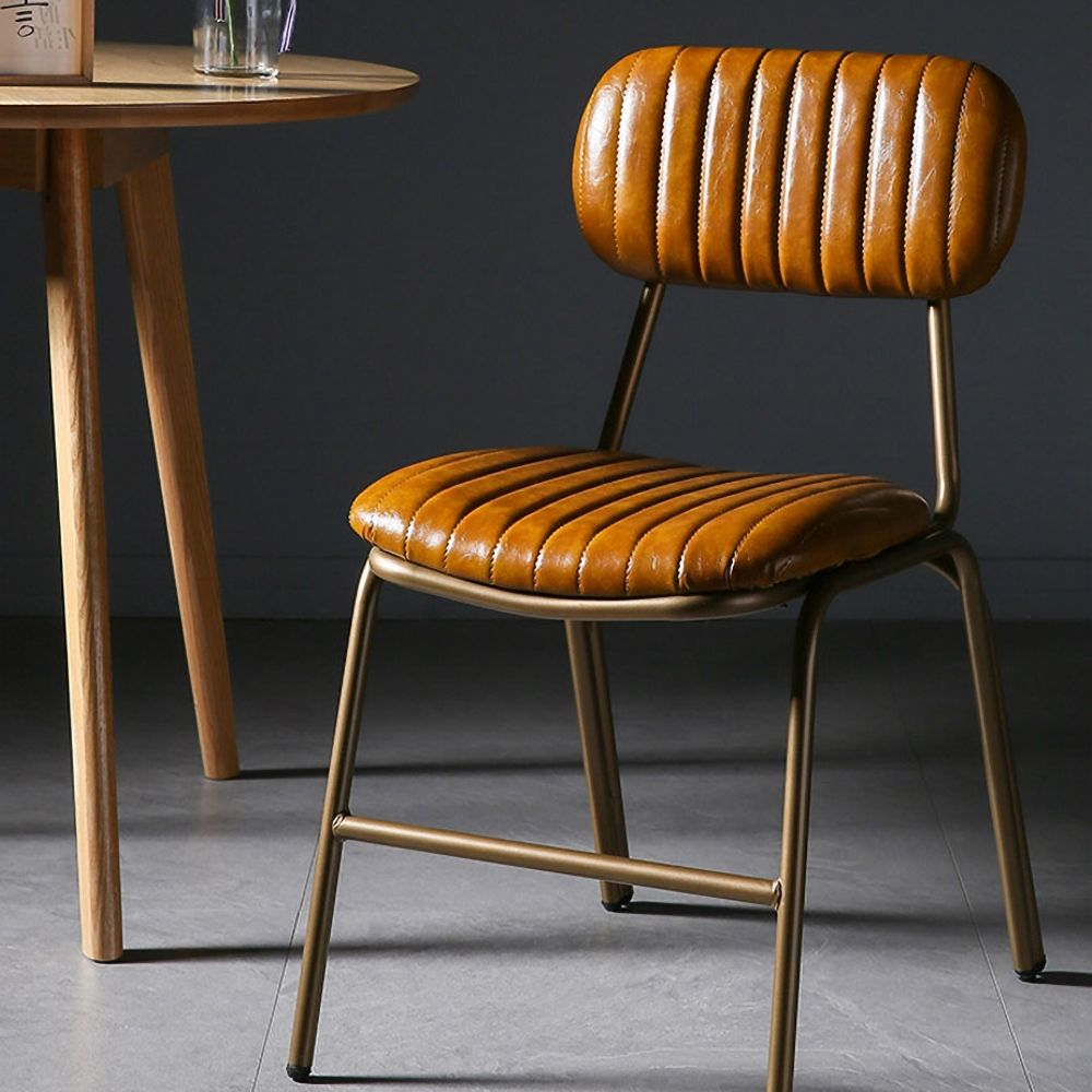 Brown Faux Leather Upholstered Mid-Century Dining Chair Set Of 2 with Style Meets Functionality Your Guide to Faux Leather Dining Sets