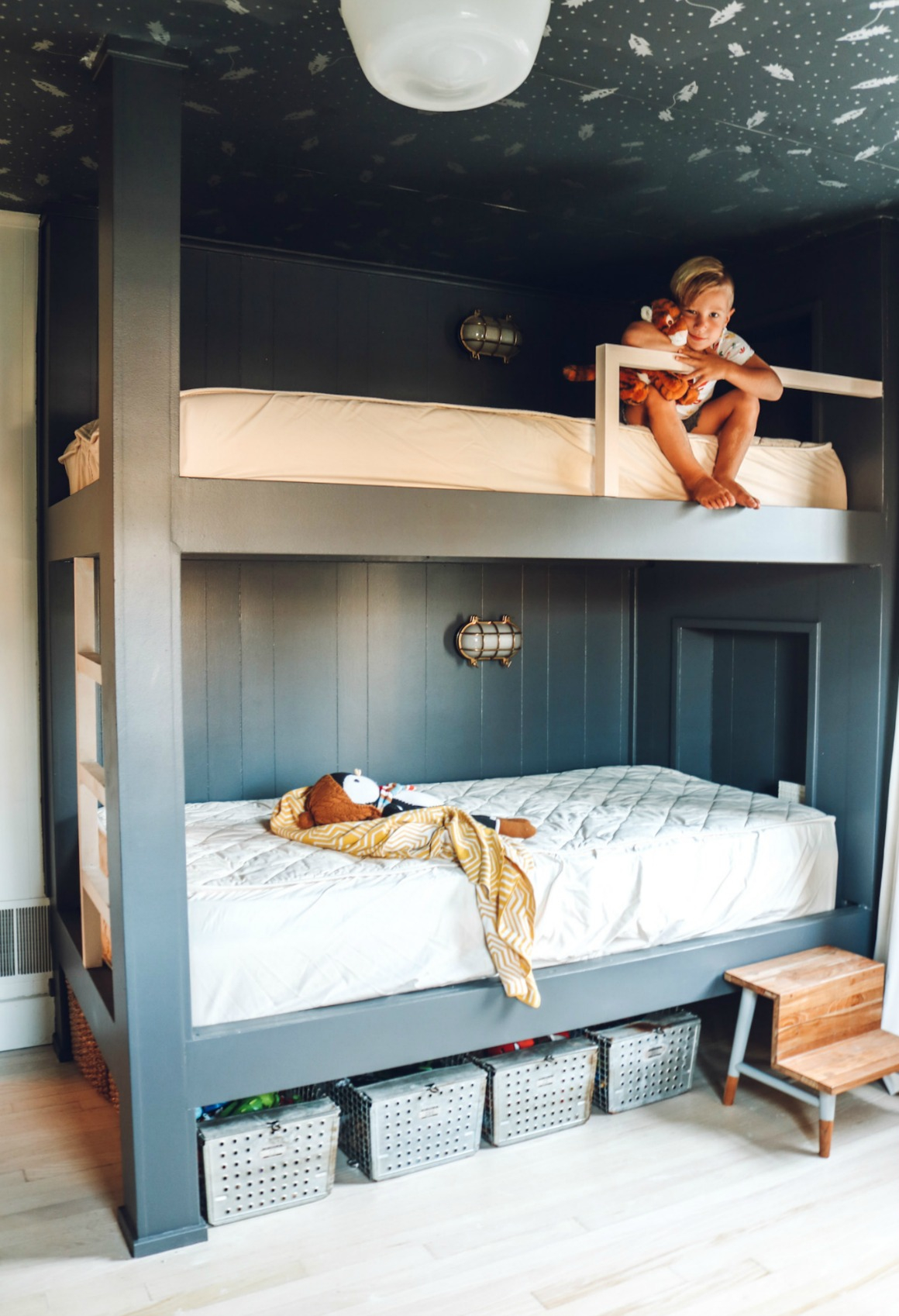 Built In Bunkbed Diy For $500 - Nesting With Grace within