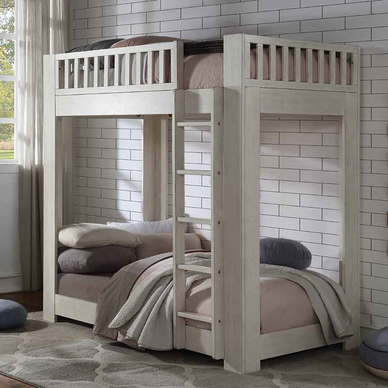 Cedro Twin Bunk Bed By Acme Furniture | Furniturepick inside