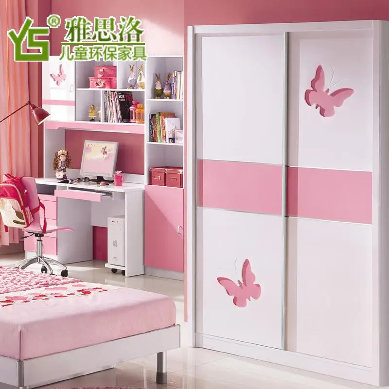 Child Sliding Door Wardrobe Wardrobe Girl Princess Furniture Plate ... within Sliding Doors in Kids Wardrobes Space Saving and Child Friendly