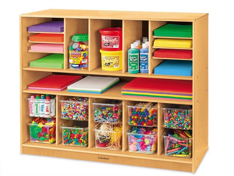 Classic Birch Spacemaker Storage Unit At Lakeshore Learning throughout