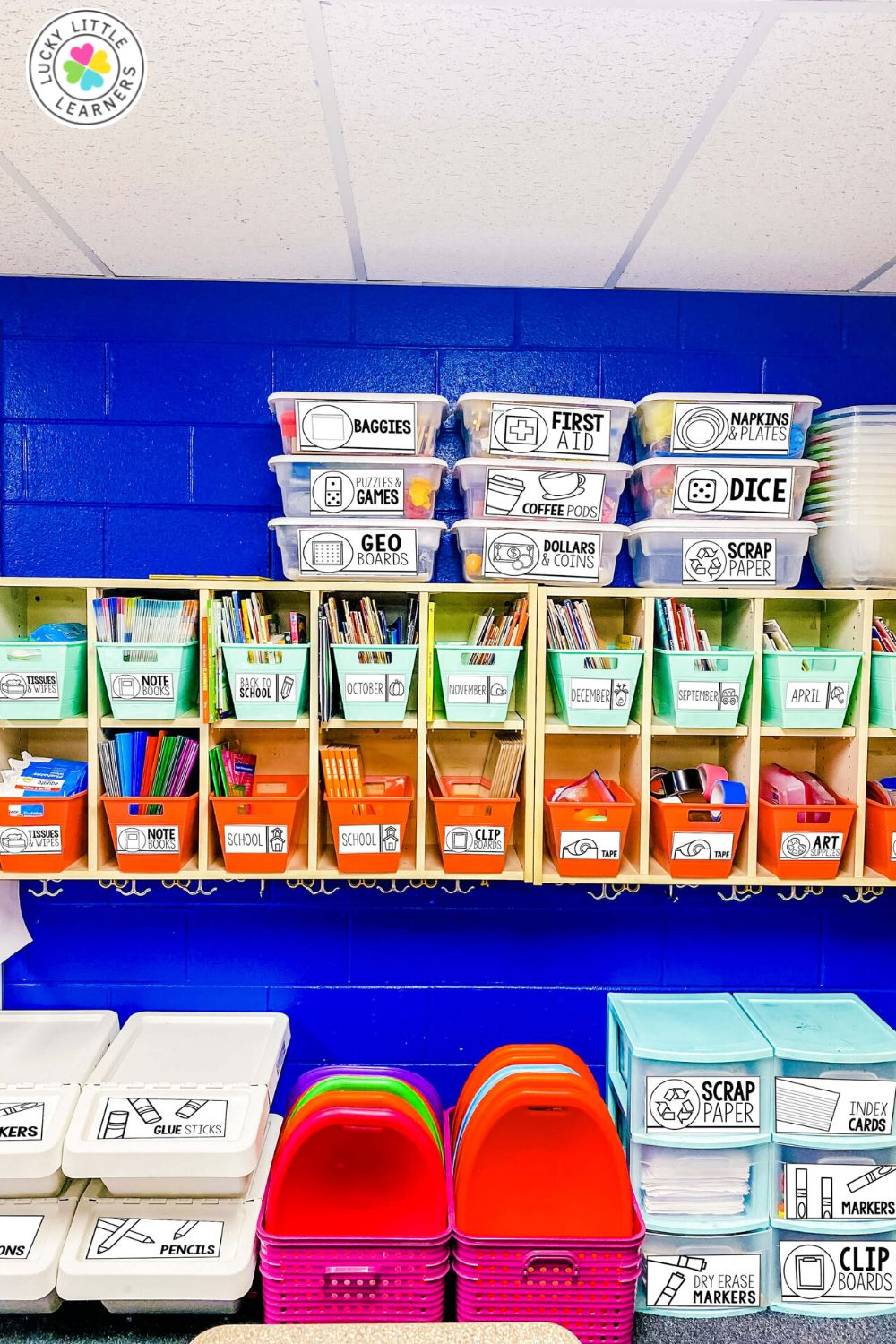 Classroom Set Up: Ideas For Organizing School Supplies And Learning ... with regard to