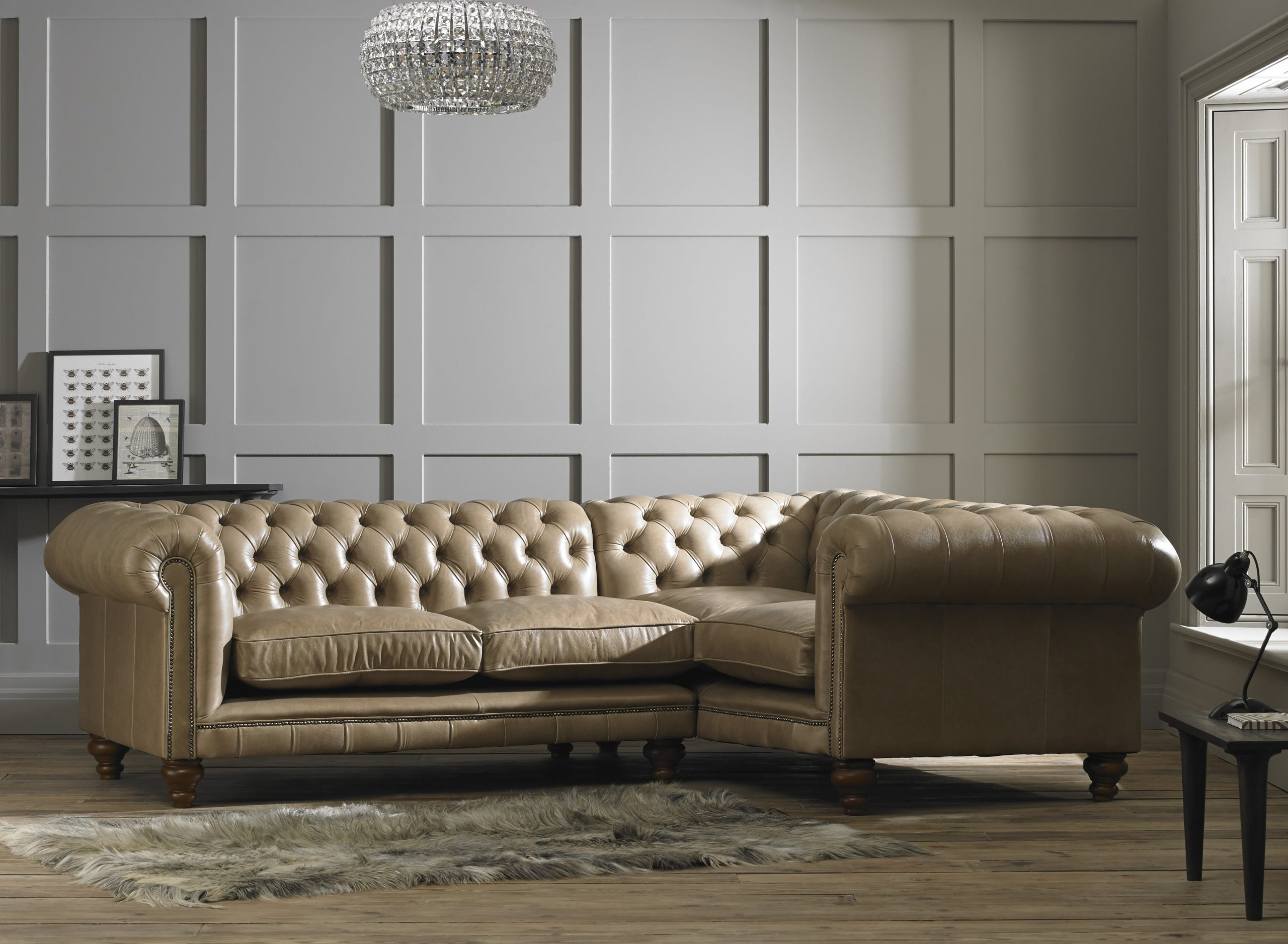 Corner Chesterfield Sofas For Open-Plan Living Space intended for The Enduring Appeal of Chesterfield Style in Modern Living Spaces