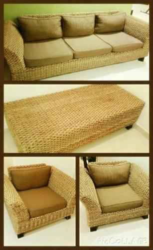 Crescent Sofa Set | Baci Living Room pertaining to