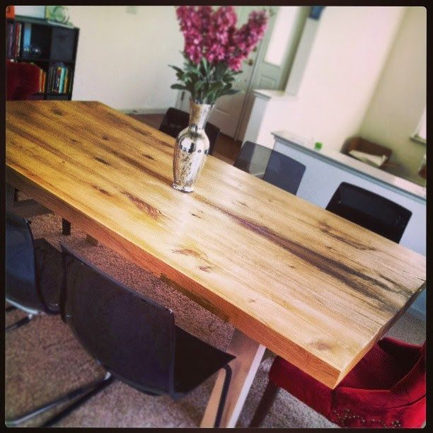 Custom Black Oak Dining Table By Wise Woodworking | Custommade.com regarding