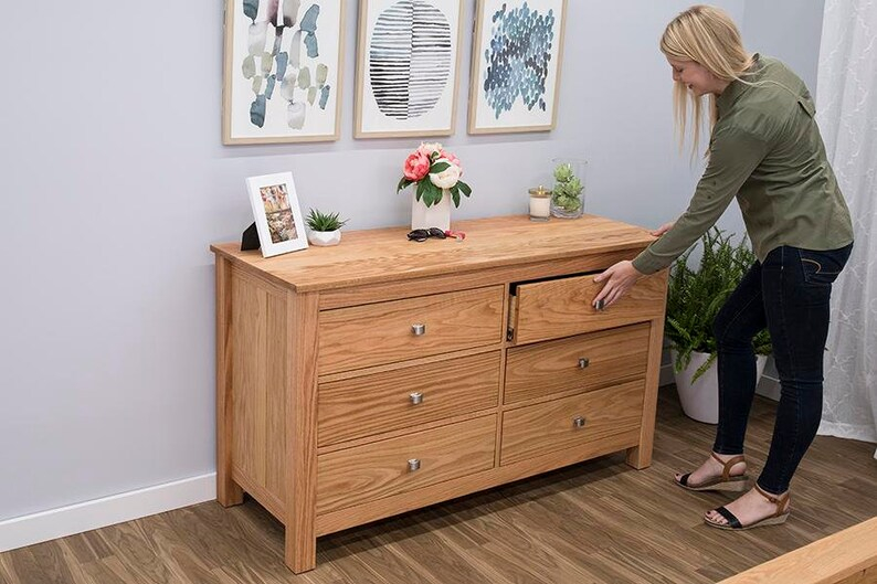 Unpacking the Style Moab’s Assembled 6-Drawer Dresser in Olive/Ash