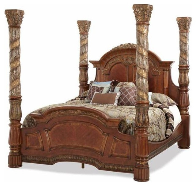 Emma Mason Signature Villa Gloria King Poster Bed With Canopy In ... throughout The Emma Mason Signature Julian Bunk Bed Unpacking Its Features for Families