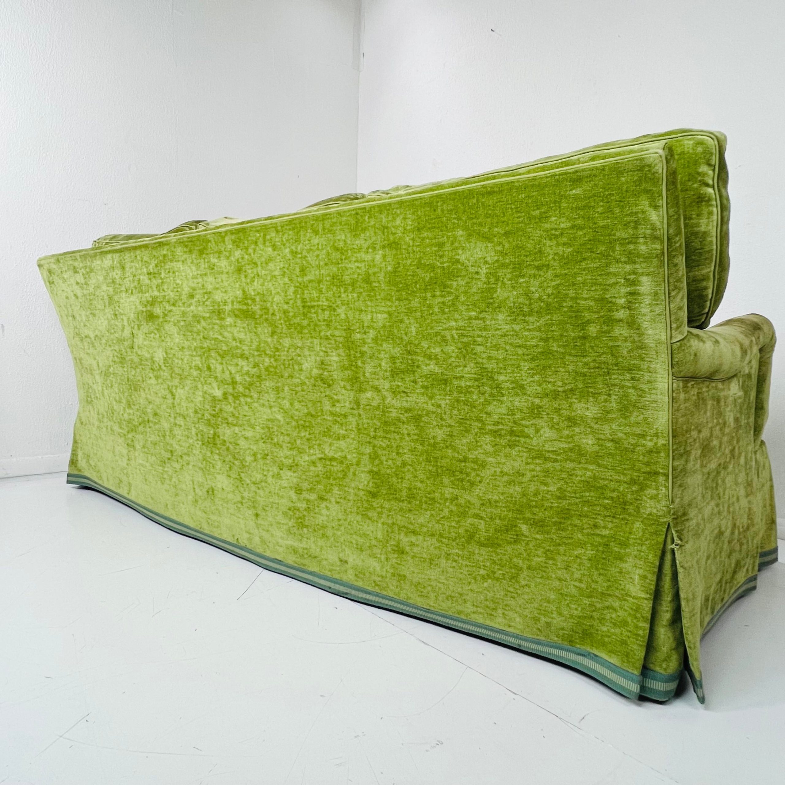 English Rolled Arm Sofa | Chairish regarding Curating Comfort The Allure of a Slate English Rolled Arm Sofa