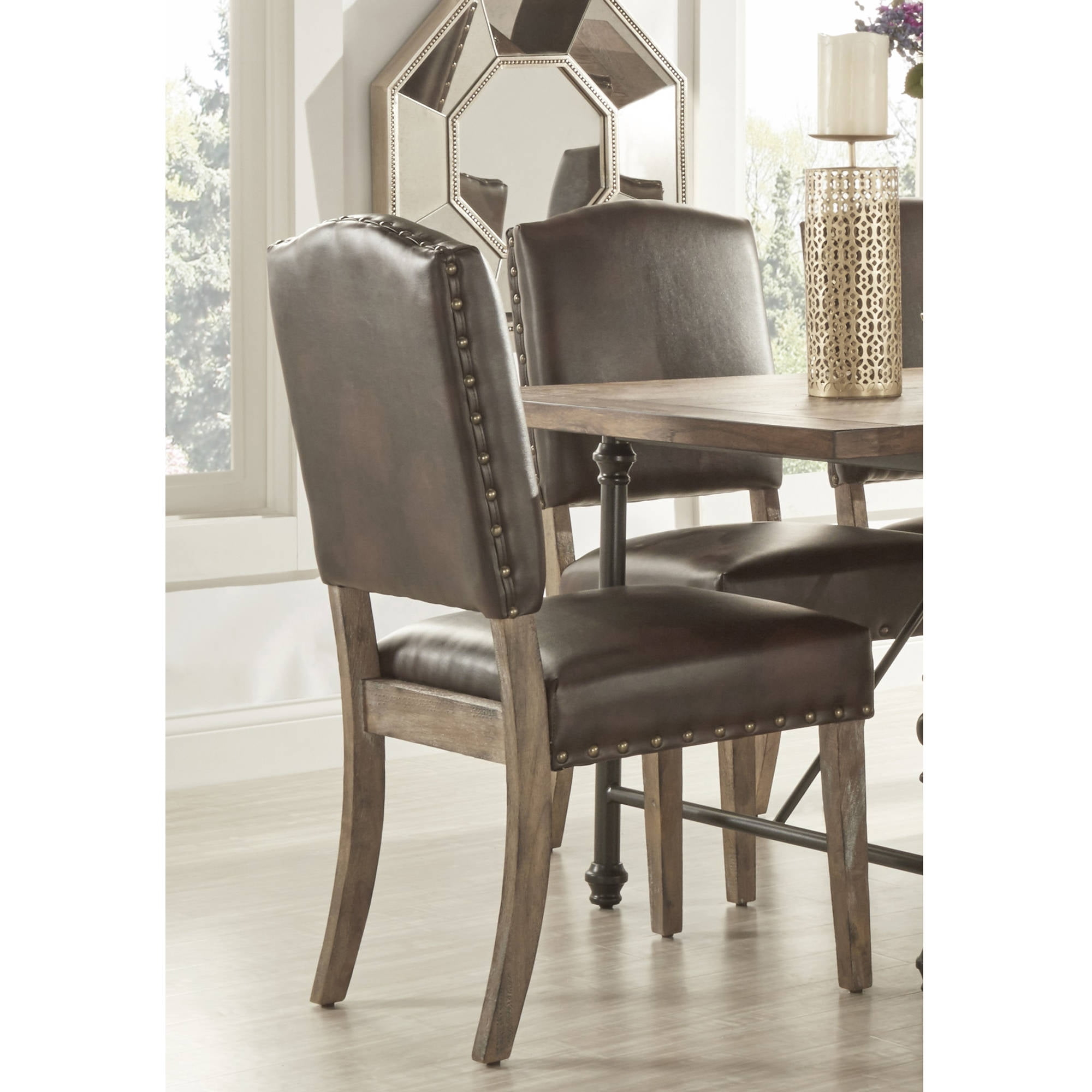 Faux Leather Upholstered Dining Chairs At Linda Redmon Blog with regard to Style Meets Functionality Your Guide to Faux Leather Dining Sets