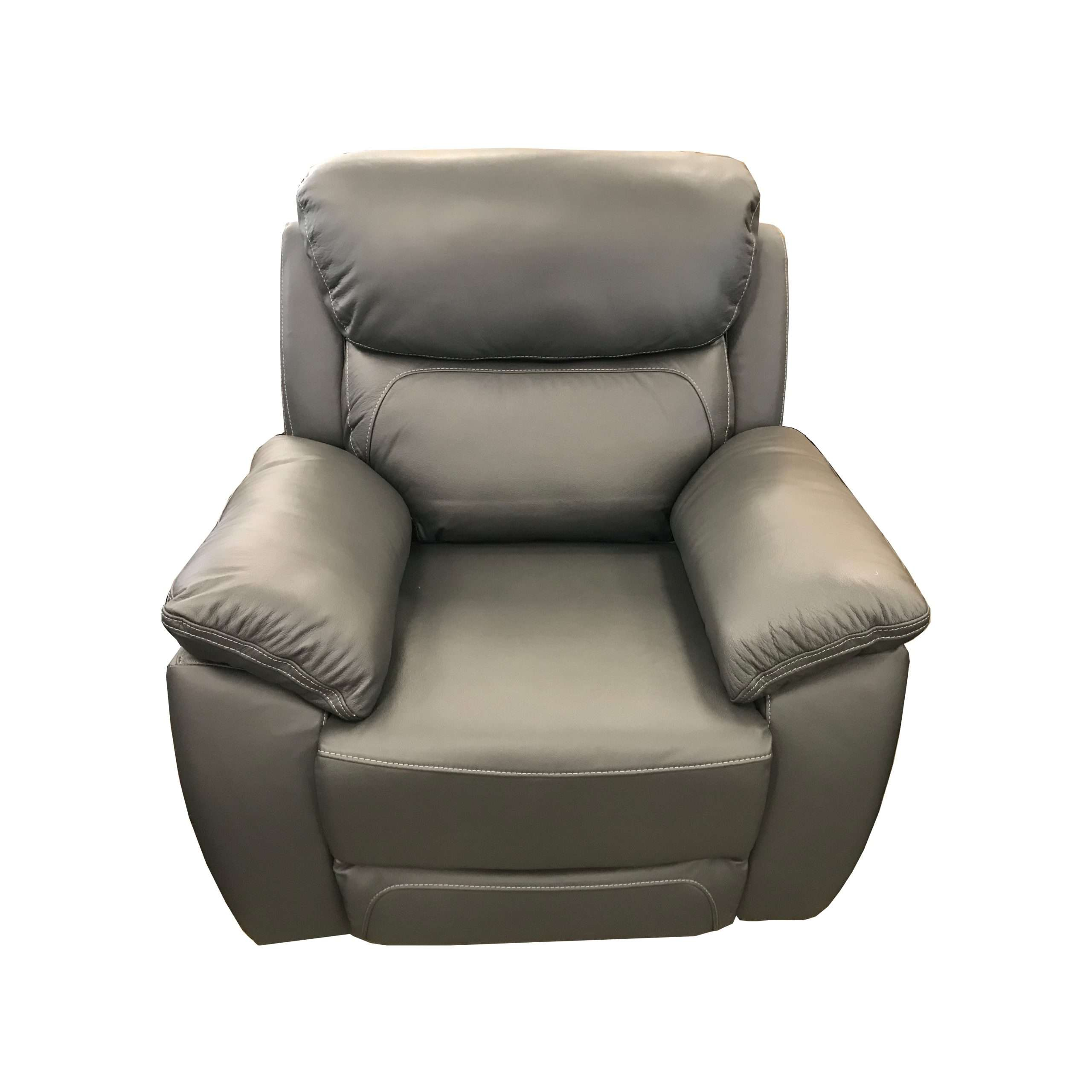 Federico Manual Leather Recliner Suite | Supreme Furniture regarding