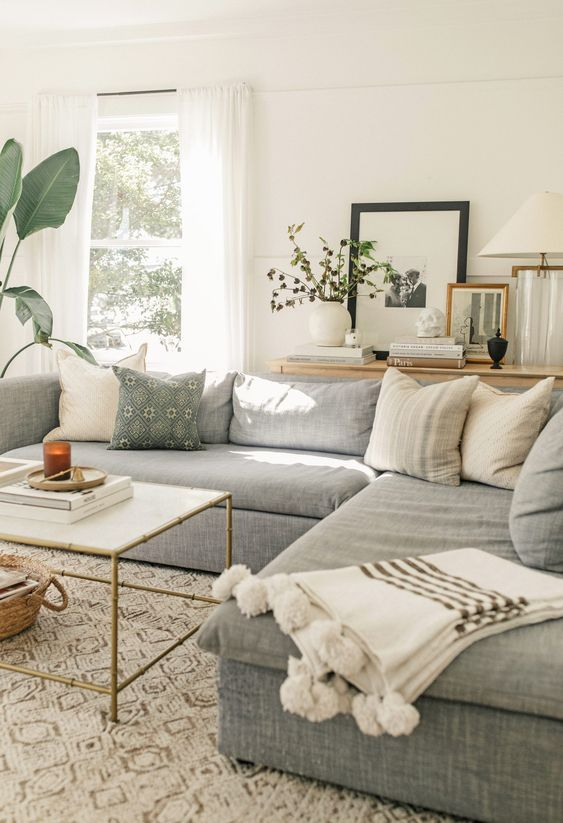 Grey Couch Living Room Ideas – Make House Cool regarding How a Gray Upholstered Sofa Can Transform Your Living Space