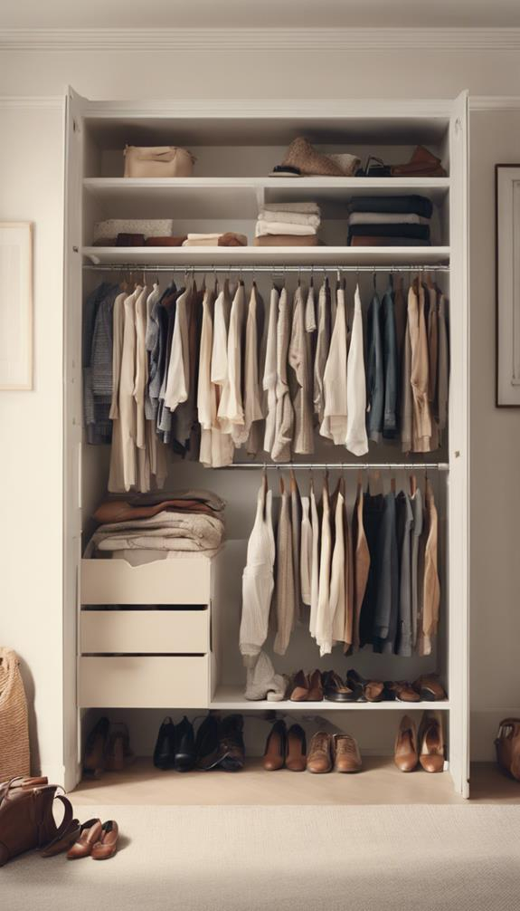 How To Organize A Bedroom: Step By Step Guide - Backyard Eden throughout Maximizing Storage in Your Nursery with the Leland Sandwash Gray Chifferobe