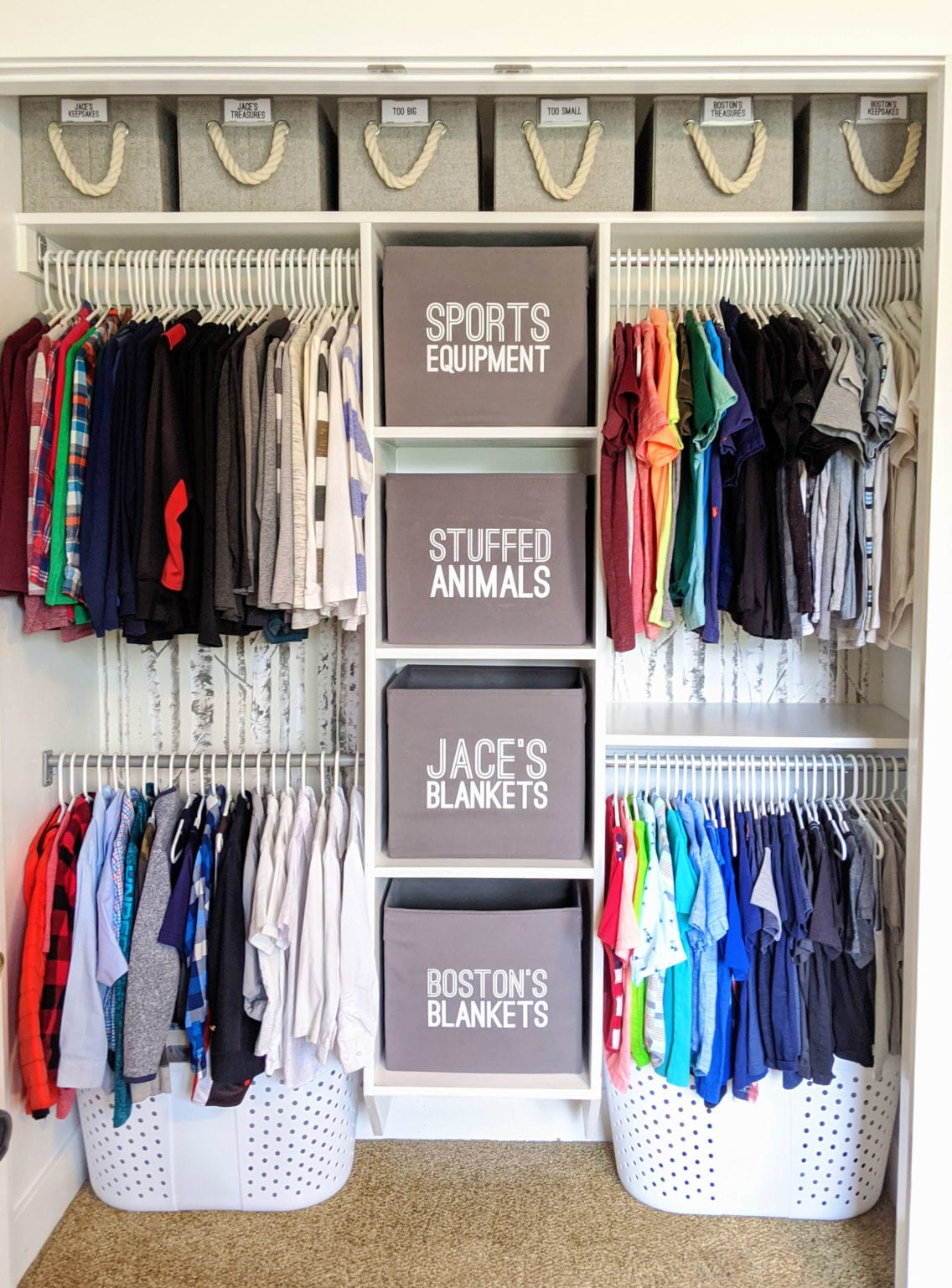 How To Organize Kids Clothes: Tips For Keeping Their Closet Neat And ... with regard to