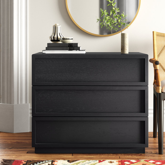 Hudson 3 - Drawer Dresser &Amp; Reviews | Joss &Amp; Main within Beyond the Box How the Hudson Double Dresser Enhances Your Bedroom