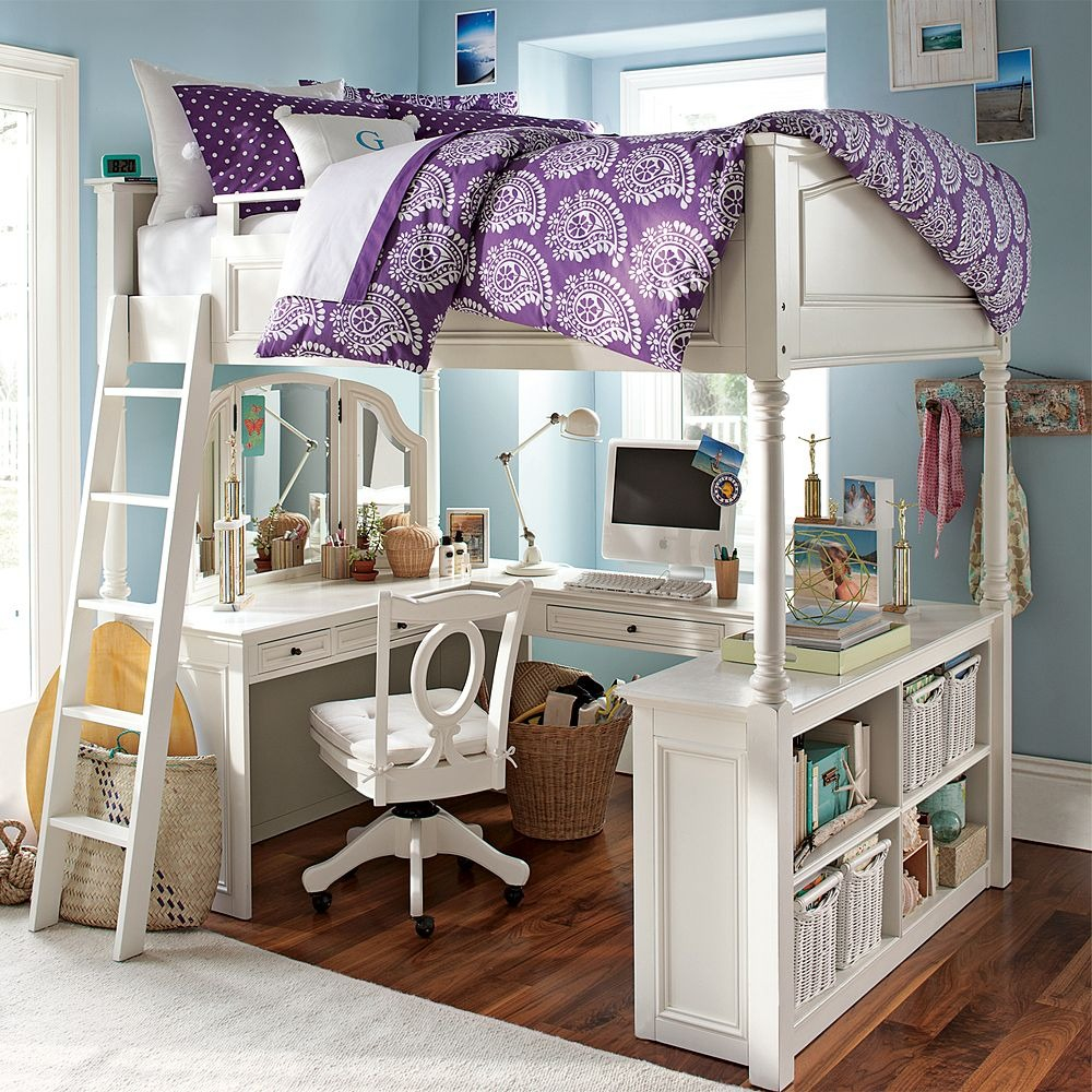 Loft Beds With Desk: Turn Your Bedroom Into An Efficient Work Station for
