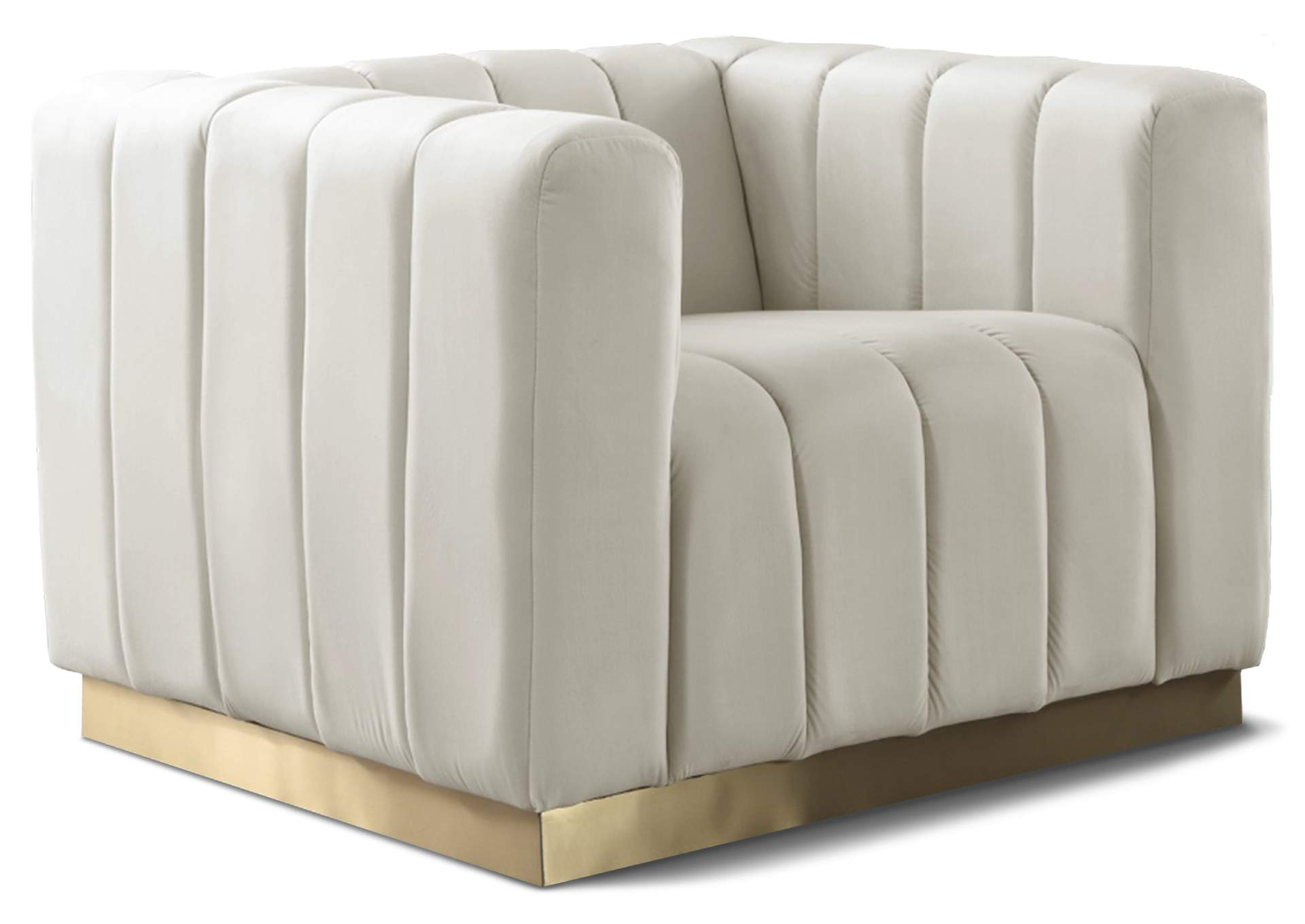 Marlon Saddle Velvet Sofa pertaining to