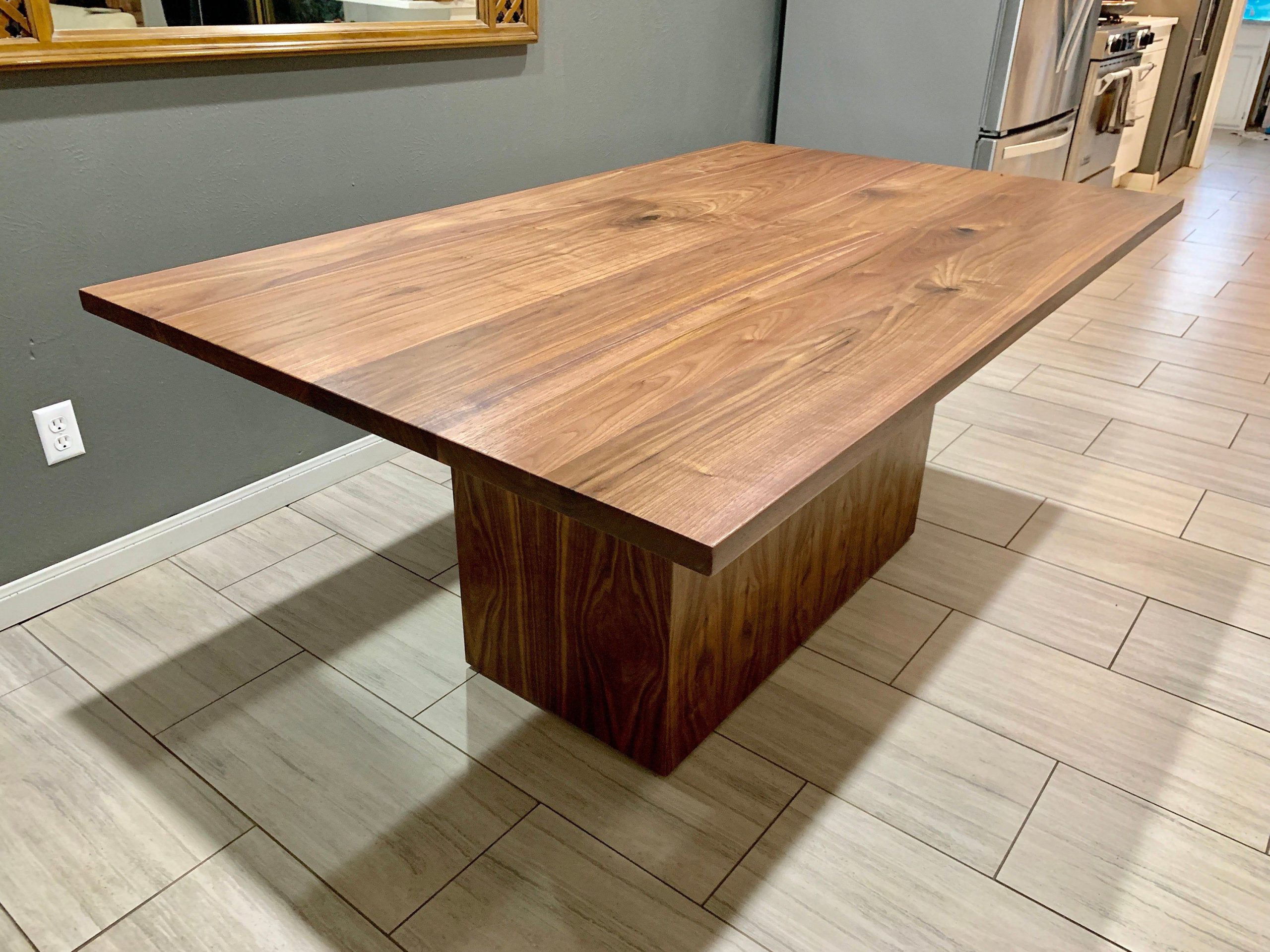 Modern Walnut Dining Table for The Enduring Appeal of Walnut Dining Tables with Grooved Tops