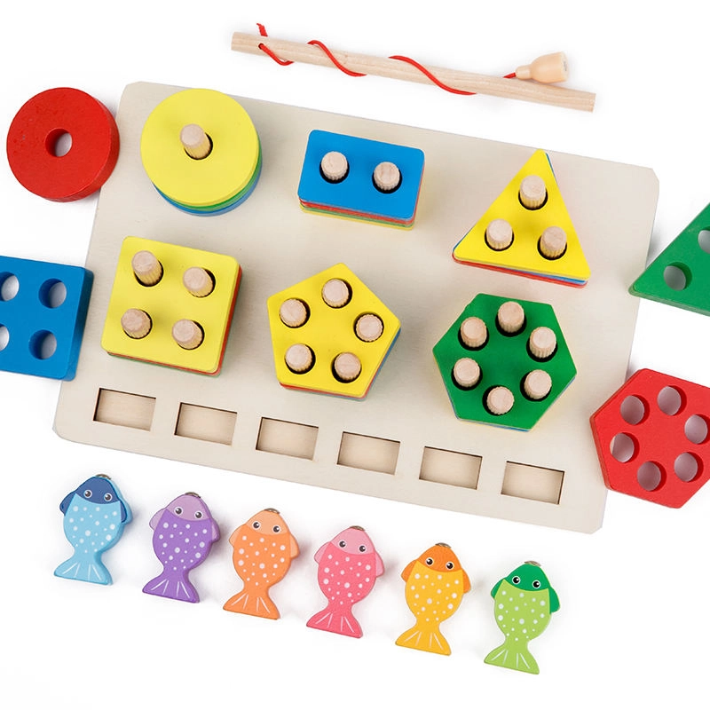 Multi-Function Fishing Set Color Recognition Stack Sorting Block ... pertaining to
