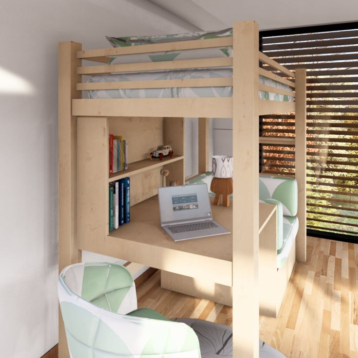 Multi Functional Bunk Bed Diy Plan, Study Desk, Couch, And Bed Combo ... within Beyond the Bunk Exploring Multi-Functional Bedroom Solutions