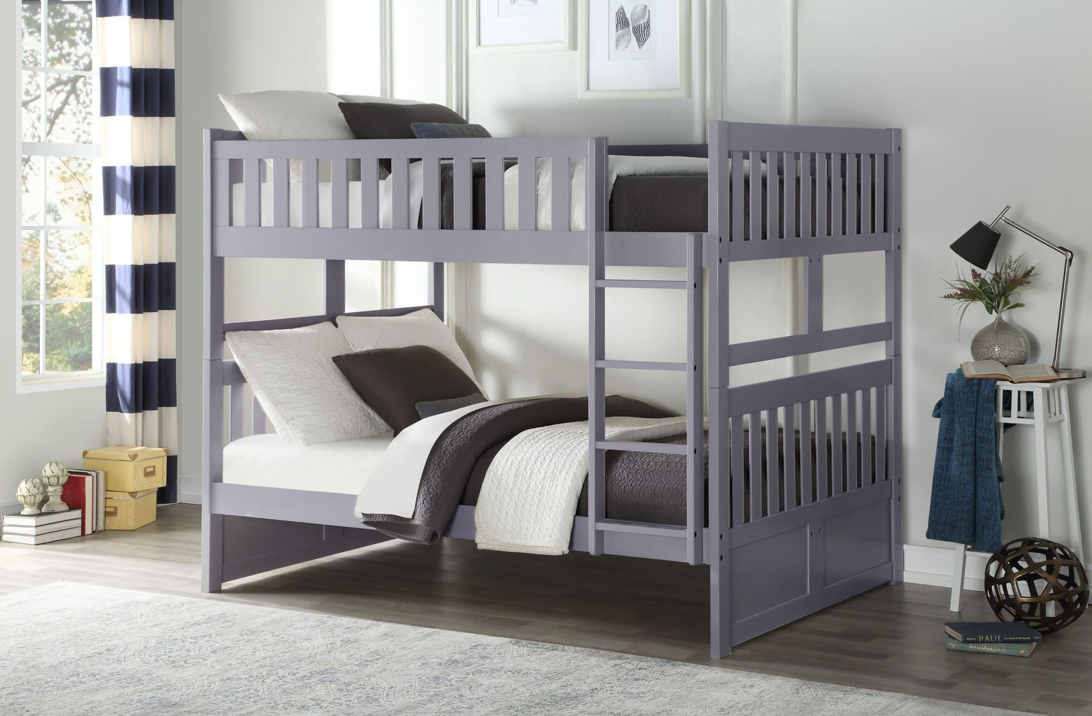 Orion Grey Full Over Full Bunk Bed From Homelegance | Coleman Furniture with Creating a Cozy and Functional Space with the Lexicon Orion Gray Bunk Bed