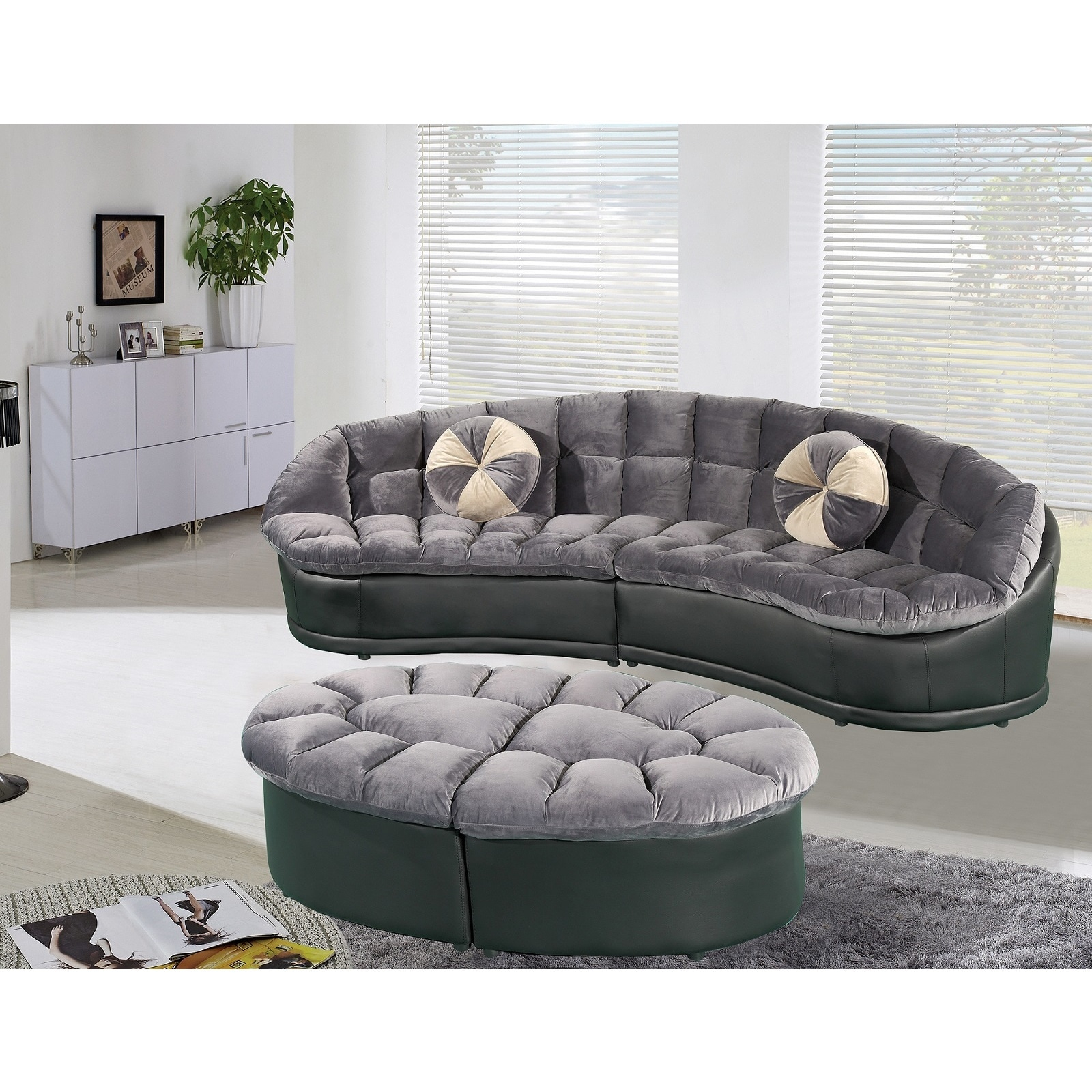 Papasan Sofa Set | Baci Living Room regarding