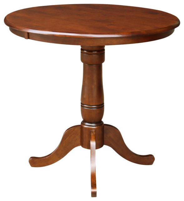 Round Top Pedestal Table - Traditional - Dining Tables - By Bisonoffice ... inside Choosing the Perfect Round Top Pedestal Table for Your Dining Space