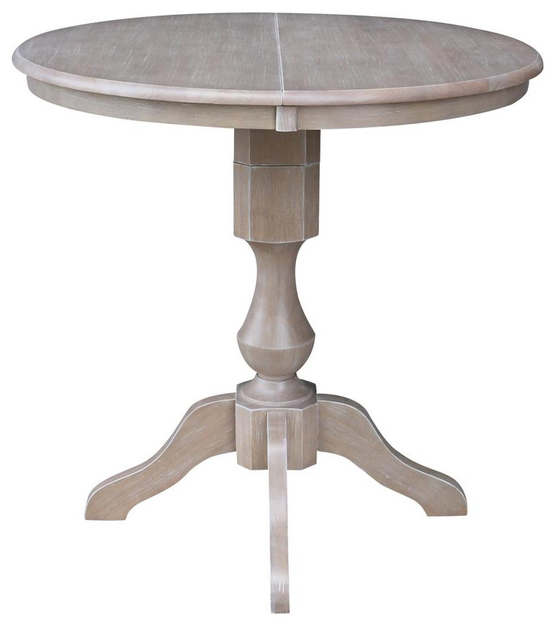 Round Top Pedestal Table With 12 Leaf - French Country - Dining Tables ... for Choosing the Perfect Round Top Pedestal Table for Your Dining Space